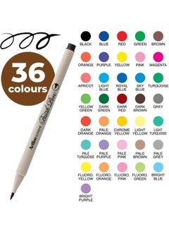 Artline Supreme Brush Pen Dark Brown 