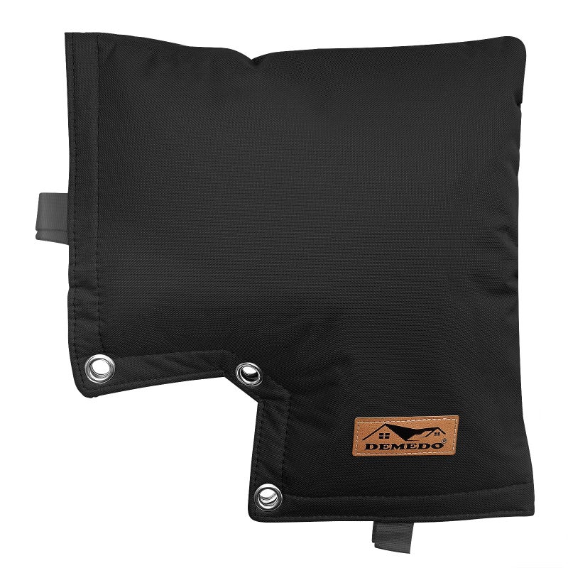 DEMEDO Backflow Preventer Insulation Cover - Backflow Pressure Vacuum Breaker Cover - Insulated Backflow Cover Pouch for Irrigation Back Flow Sprinkler Valves in Winter or Sun Exposure (13â€W x 12â€H, Black) - Image 1