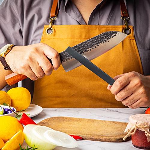 Hatonseyan 6-inch Flat Medium Cut File Double Cut Teeth High Carbon Steel Hand File Single Cut Hardened Without Handle Ideal for Wood, Metal, Plastic - Image 4
