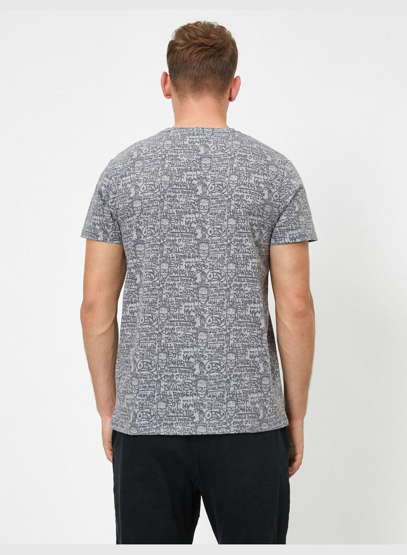 KOTON Short Sleeve The Simpsons Licensed Printed T-Shirt  - Image 4