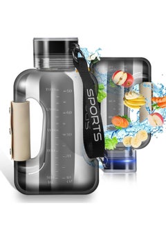 Hydrogen Water Bottle, 1.5L Hydrogen Water Generator with SPE/PEM Technology, Portable Food Grade Material Sports Water Bottle with Handle, 2500PPD Pure Hydrogen Rich Concentration