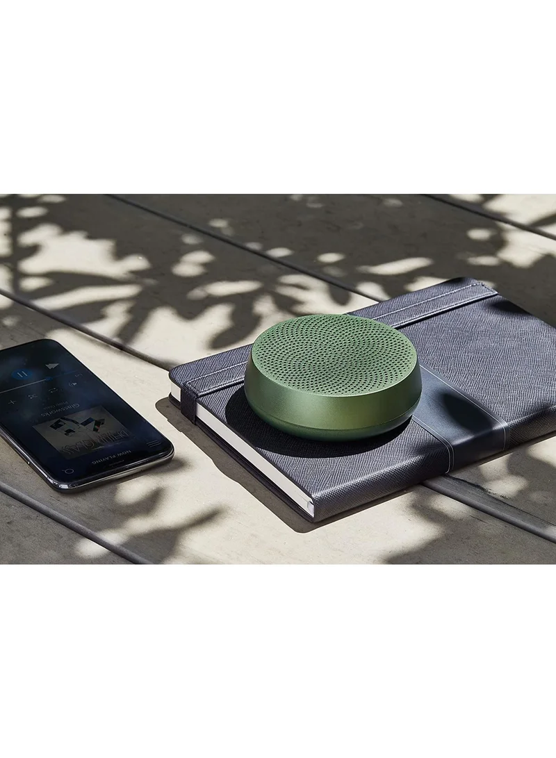 LEXON DARK GREEN Mino+ L Portable Bluetooth Speaker Pairable With Tws Technology  | Best Price UAE