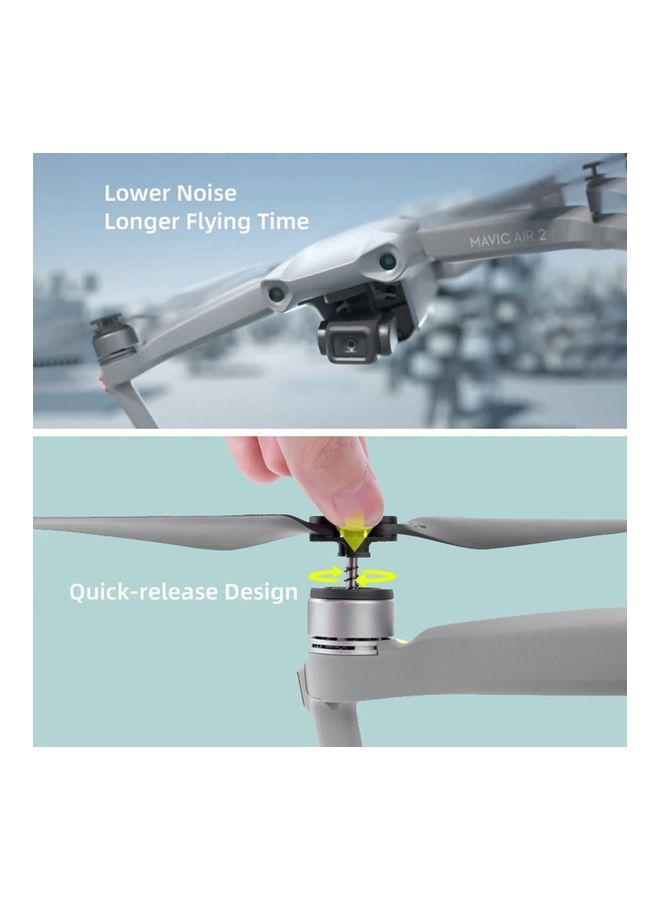 NIBEMINENT 4-Piece Propeller For DJI MAVIC AIR 2 Drone - Image 3