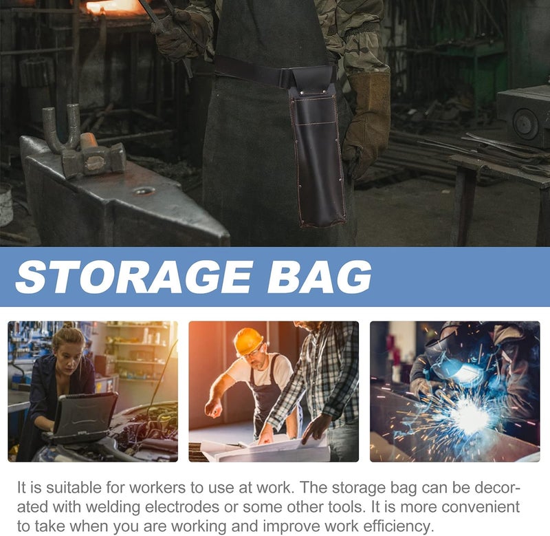 klarako 1Pc Anti- scalding Welding Rod Bag Welder Toolkit Welding Rod Storage Container Useful Tool - Image 1