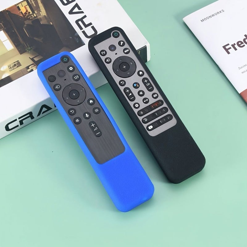 Universal Silicone Remote Control Cover For Sony TX800C TX900 Red Thickened Anti Slip Protective Case - Image 4