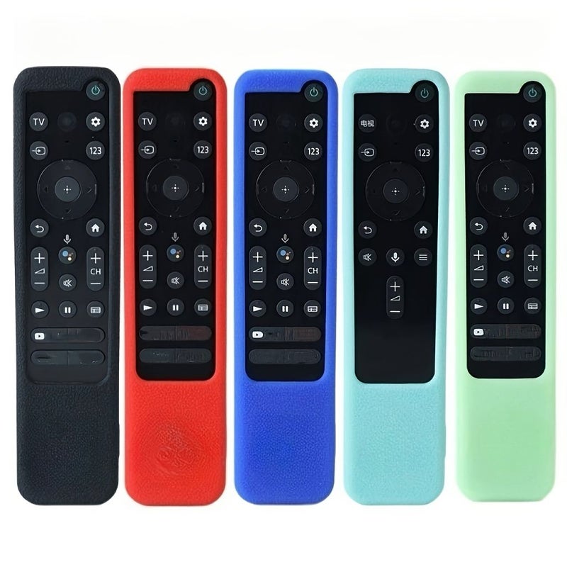 Universal Silicone Remote Control Cover For Sony TX800C TX900 Red Thickened Anti Slip Protective Case - Image 5