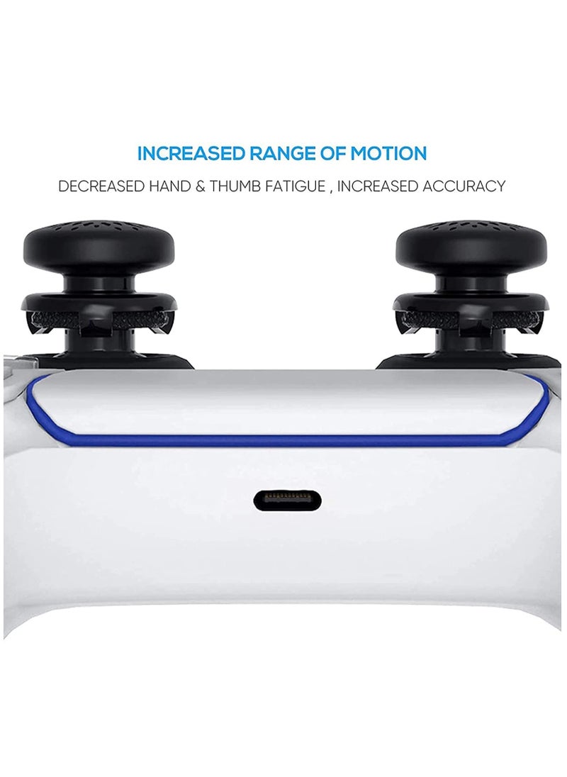 KASTWAVE - Accessories Kit Bundle for PS5 Compatible with DualSense Controller, Thumb Grips Sticks Joystick + L2 R2 Trigger Extender+D-pad Button for Playstation 5 Controller, Anti-Slip Replacement Parts - Image 1