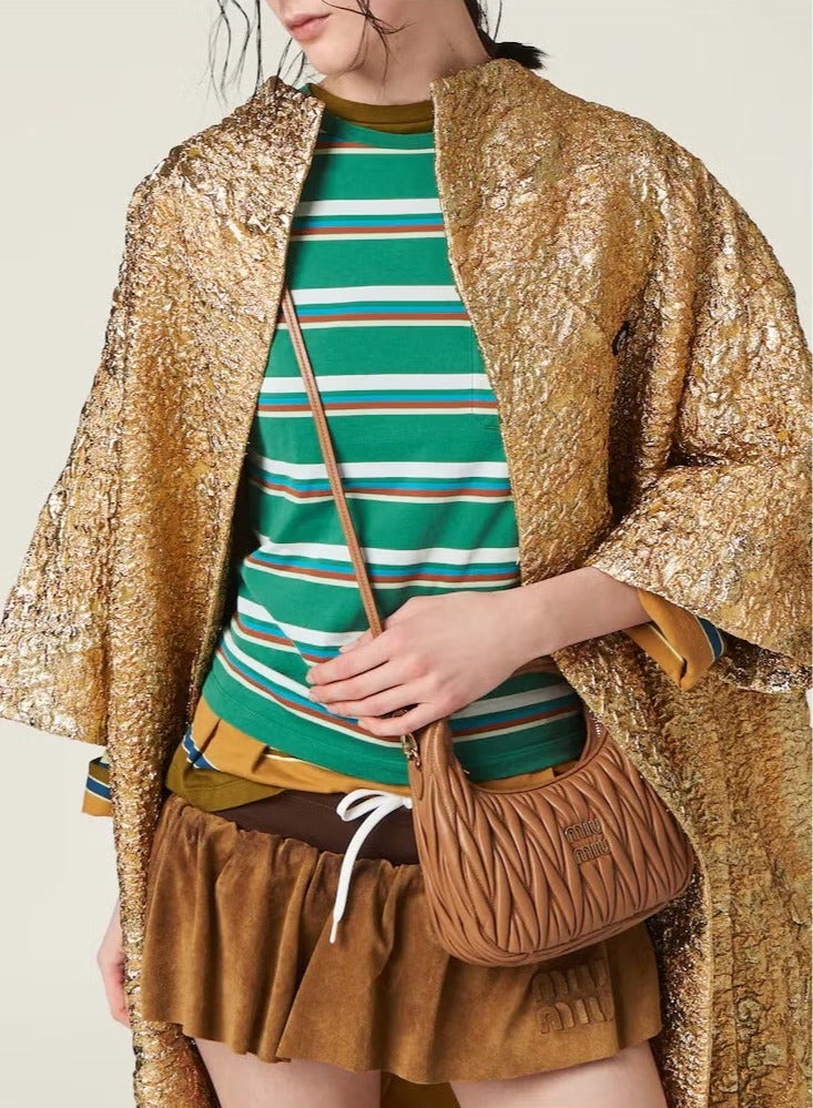 Miu Miu Miu Miu Wander Nappa Leather Hobo Shoulder Bag - Image 3