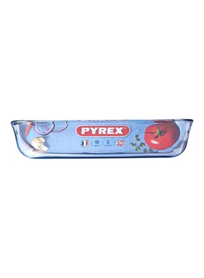 PYREX Glass Rectangular Roaster Clear 40x27cm - Image 2