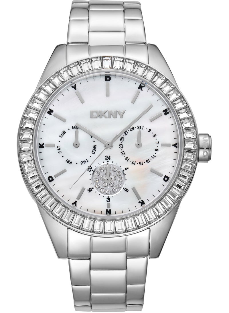 DKNY Nolita Multi Glitz Dk1L027M0015 - Stainless Steel Female Quartz Multi-Function - Image 1