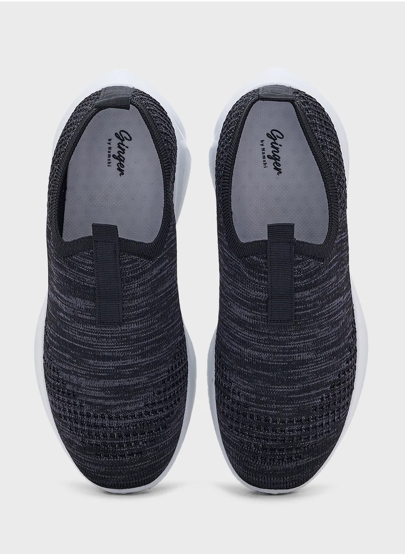 Ginger Fly Knit Slip On Comfort Shoe