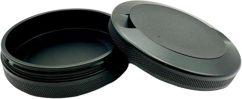 Syn Tin 3.0 | Metal Container for Zyn, Premium Aluminum Can & Rugged Pouch Holder | Extra Capacity, Knurled Grip & Used Pouch Storage | EDC (Black) - Image 3