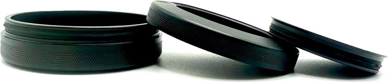 Syn Tin 3.0 | Metal Container for Zyn, Premium Aluminum Can & Rugged Pouch Holder | Extra Capacity, Knurled Grip & Used Pouch Storage | EDC (Black) - Image 2
