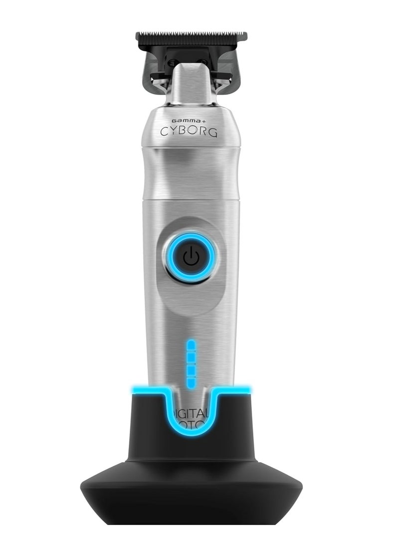 جاما+ ماكينة قص الشعر GAMMA+ Cyborg Professional Meta اللاسلكية المريحة مع محرك رقمي بدون فرشاة - Image 1