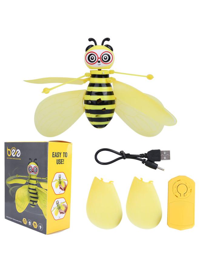 Electric Infrared Sensor Bee Flying Toys Hand-Controlled Helicopter LED Light  - Image 1