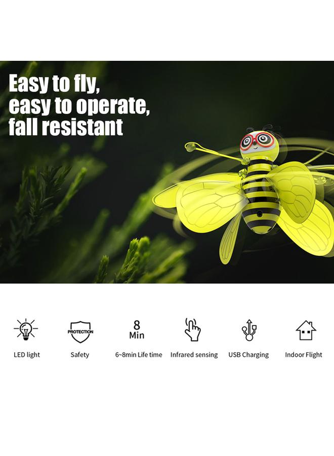 Electric Infrared Sensor Bee Flying Toys Hand-Controlled Helicopter LED Light  - Image 4