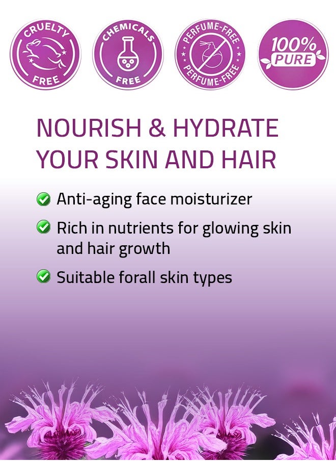 NIKITA.VIVI - Monarda Essential Oil for Hair Growth 100% Pure Natural Co2 Extraction Monarda Essential Oil for Hair and Skin Reduce Fine Lines and Wrinkles Promotes Hair Eyelash Eyebrow Growth and Antibacterial Hair Oil 30ml - Image 1