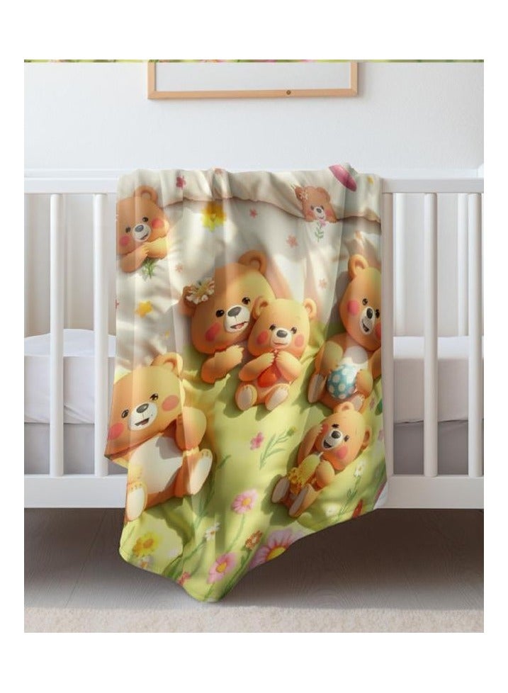 general Children's or student cartoon flannel thin blanket (warm and comfortable, suitable for sleep, games) 100cm*150cm - 503 - Image 4