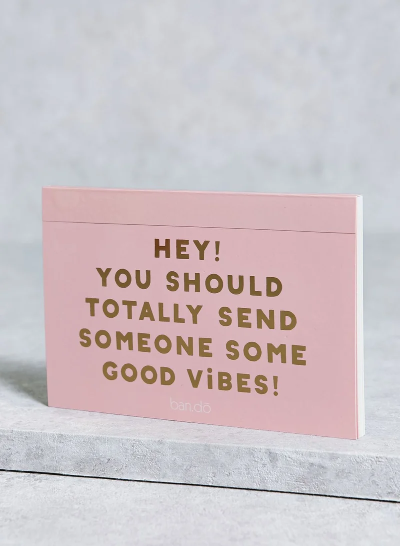 ban.do Good Vibes Postcard Book