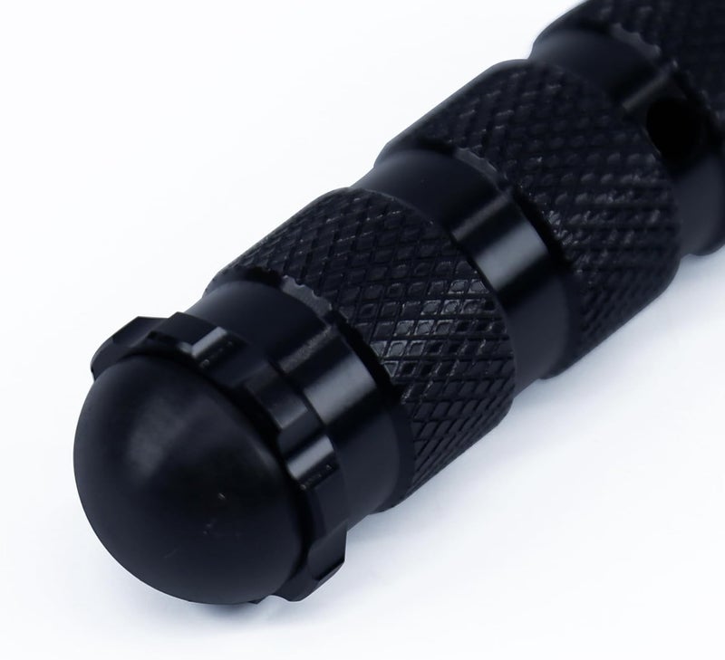 PROCNC DEFUMP Motorcycle Foot Pegs Universal Anti-slip Front Pedal with 8mm Install Bolts - Black - Image 5