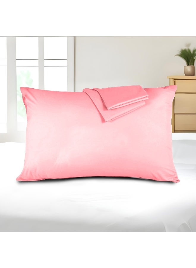 Rest Microfiber Pillow Cases 2 Piece Set 50X75Cm, 20X30 Inches Mauve Pillow Cover Soft Brushed Supersoft Fabric Pillow Cases Standard Size  - Image 1