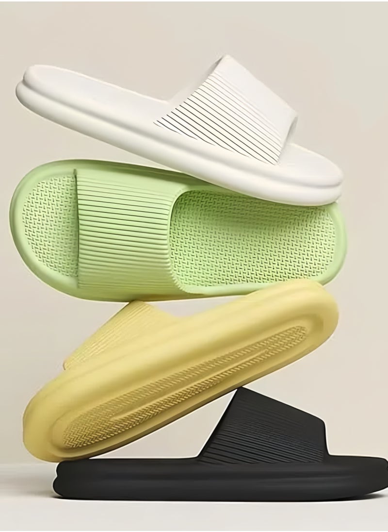 CHU DAI Cloud Slippers for Women and Men, Pillow House Slippers Shower Shoes Indoor Slides Bathroom Sandals, Ultimate Comfort, Lightweight, Thick Sole, Non-Slip, Easy to Clean  - Image 5