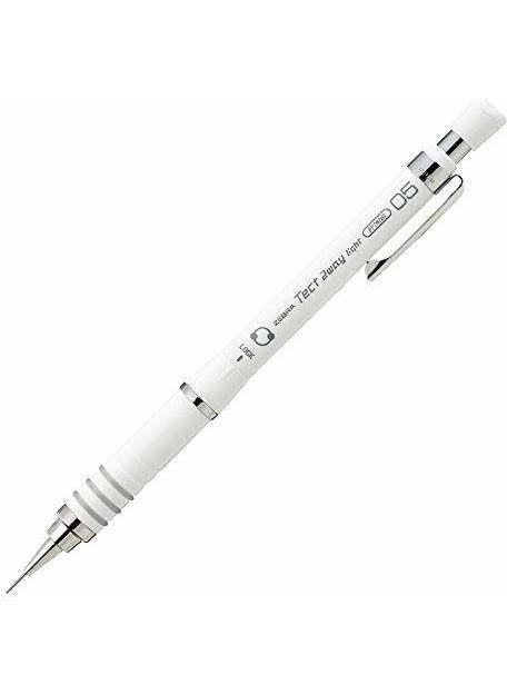 ZEBRA Tect 2WAY 0.5 mm Mechanical Pencil White  - Image 1
