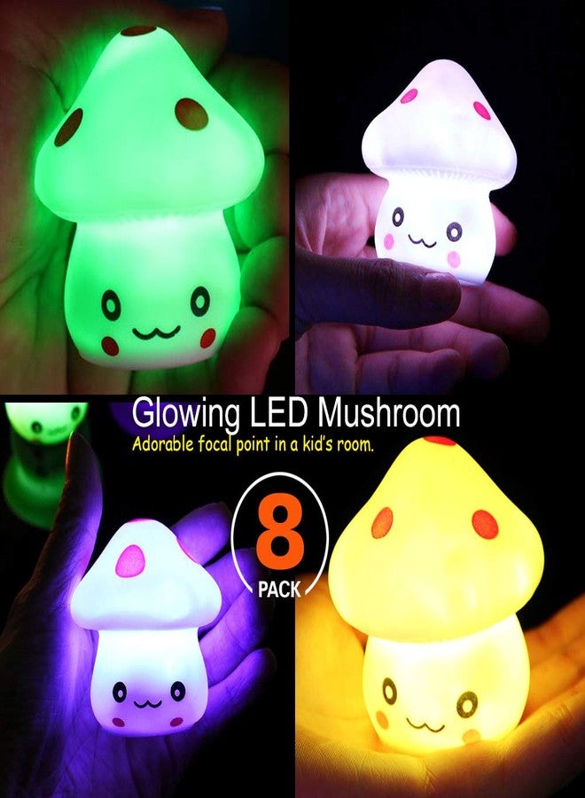 TornadoZ LED Light Up Color Changing Mushroom Toy | Trendy Design Multi-Color Flashing LED Light Cute n Fun Little Creative Kids Toy | Excellent Decoration Collection Collectible - Image 3