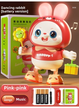 0 1-year-old Baby Toy Electric Rabbit Practice Head-up Training Artifact Singing And Dancing Newborn Baby 3 To 6 Months-Color:Dancing Rabbit Basic Battery (Red)-Specifications:Color Box E-commerce Box - pzsku/Z60ED08B7E677CA4D3912Z/45/1745459954/48cc965b-c3d4-463f-a323-5400e7f59637
