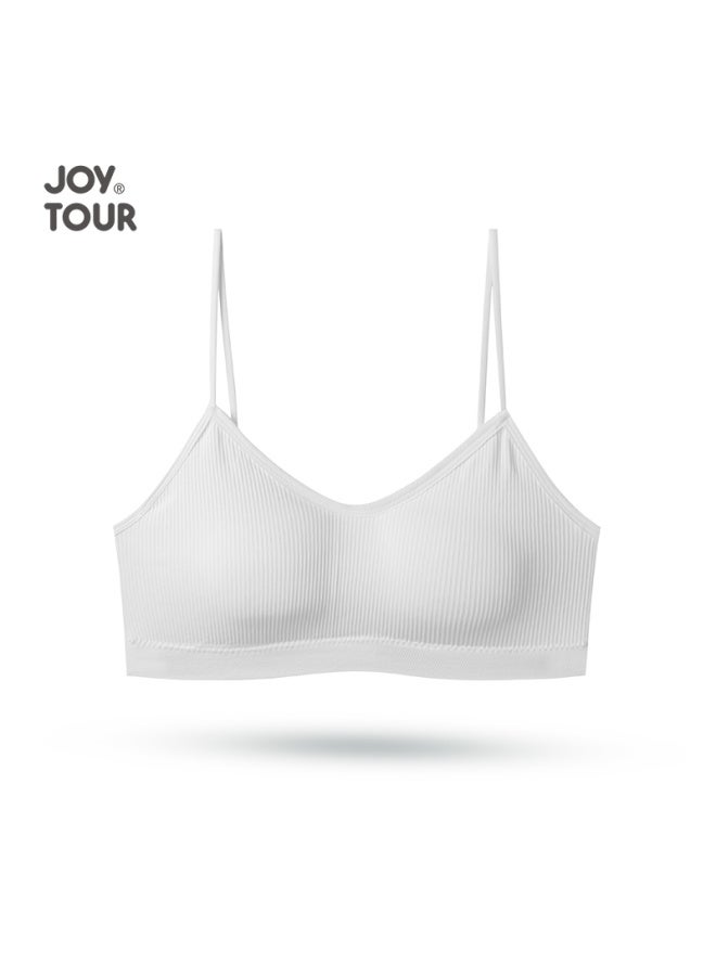 JOY TOUR Joytour Disposable Bra With Inner Pad, Cotton-free Bra For Travel And Postpartum Use, White, Xl  - Image 5