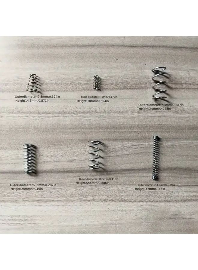 35g Assorted Precision Compression Springs High Strength Durable Steel for DIY Repair - Image 2
