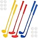 Spaluck Plastic Mini Golf Clubs for Toddlers Kids Golf Clubs Set for Outdoor Indoor Birthday Christmas Party Gifts 3 Colors - Image 2