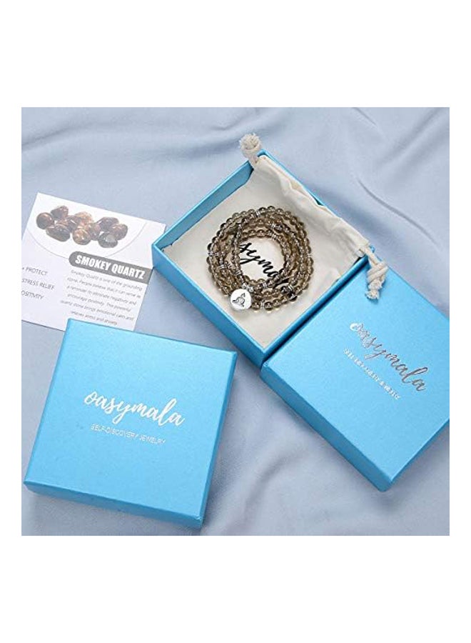 oasymala Zen Buddha Necklace Mala Prayer Stone Beads 108 Bracelet with Yoga Lucky Charm for Meditation, Stone, stone - Image 4