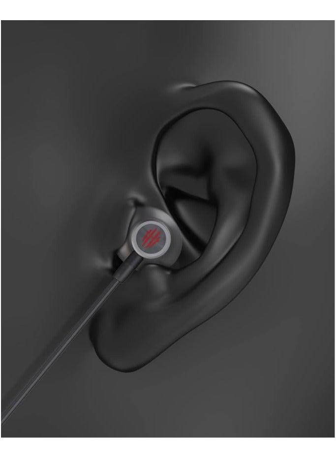 Nubia Red Magic Redmagic Gaming Earphones with 3.5mm Jack and Microphone – In-Ear Headphones for Mobile and iPad Gaming - Image 2