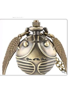 NIBEMINENT Vintage Metal Analog Pocket Watch Unisex Casual Style 