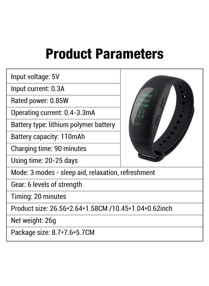 AROAQ - Micro-current Intelligent Sleep Aid Stress Reduction Sleeping Apparatus Wearable Therapy Watch Sleeping Device Improve Anxiety - Image 1