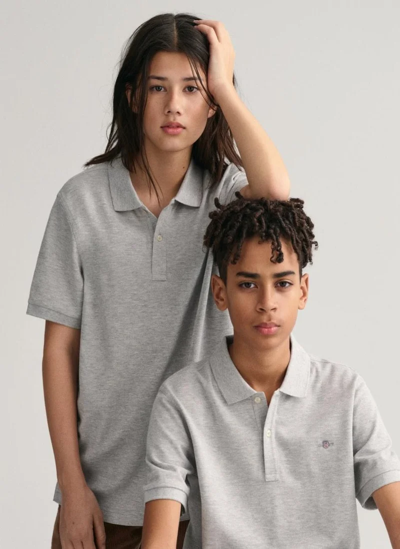 GANT Teens Shield Pique Polo Shirt