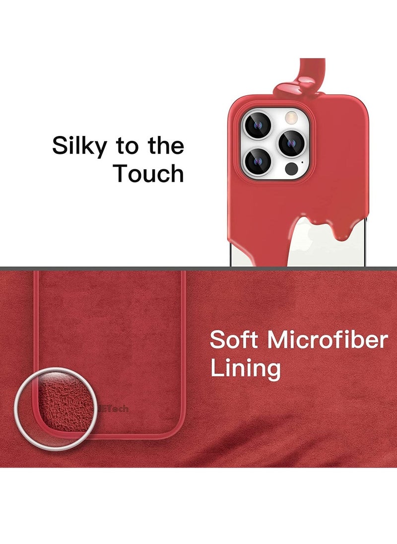 Raxoom Silicone Case for iPhone 14 Pro Max 6.7-inch, Silky-Soft Touch Full-Body Protective Phone Case - Image 4