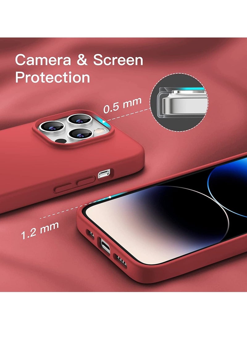 Raxoom Silicone Case for iPhone 14 Pro Max 6.7-inch, Silky-Soft Touch Full-Body Protective Phone Case - Image 2