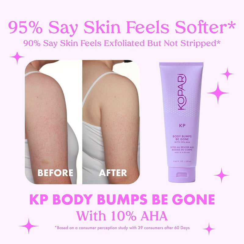 Kopari KP Body Bumps Be Gone Exfoliating Body Scrub with 10% AHA, to Smooth Skin, Reduce Bumps, Decongest Pores, Clarifying, Gently Exfoliate & Wash | 2 oz - Image 2