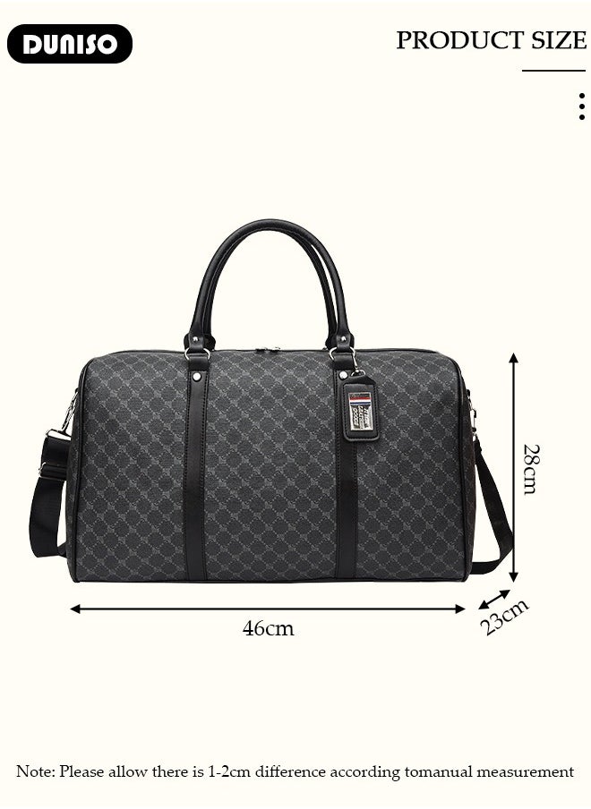 DUNISO Travel Duffel Bag Luggage Collection Business Travel Suitcase Weekender Overnight Bag Large Carry On Airport Bag for Travel Business Trips Sports Duffel Bag Gym Sports Luggage Bags  - Image 4