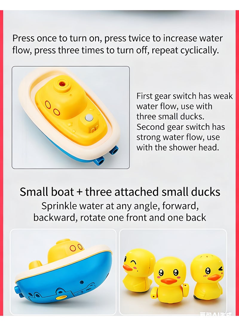 Baby Bath Essential: Little Yellow Duck Shower Sprinkler Set - Image 4