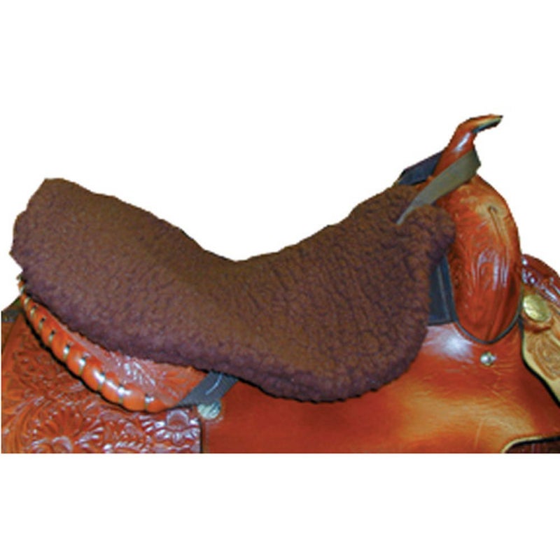 Intrepid International Western Fleece Seat Saver - Enjoy Comfortable Riding with Superior Cushioning and Saddle Protection, Brown - Image 4
