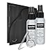 OPTIPAK Sparkle AntiReflective Safe Lens Cleaner Repair Kit 2 2oz Glasses Cleaner Spray 2 Microfiber Cloth Keychain Screwdriver for Eyeglasses Sunglasses Lenses Screens 5 Piece Set - Image 1