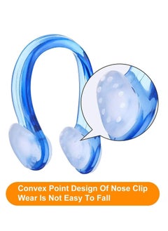 KASTWAVE Nose Clips and Earplugs Set, Swimming Soft Silicone Nose Plugs and Ear Plugs for Swimming Adults Kids Nose Ear Protectors Kit ideal for Beginner  - Image 4