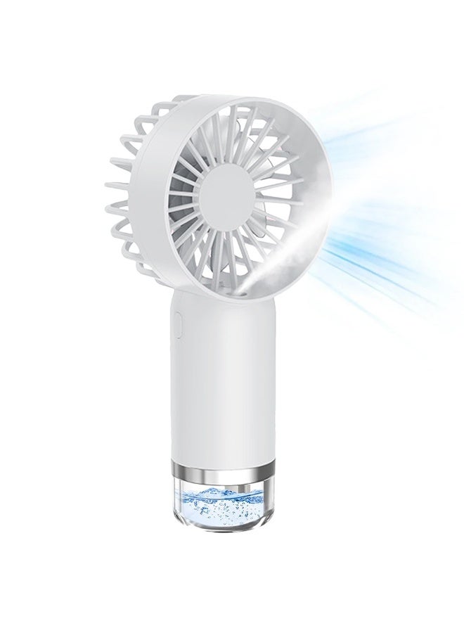 Handheld Spray Fan, Rechargeable Misting Fan Portable, 3 Mode Cooling Water Spray Mist Fan, Nano Moisturizing Spray Mist Fan for Travel, Camping, Indoors, Outdoors, Makeup  - Image 1