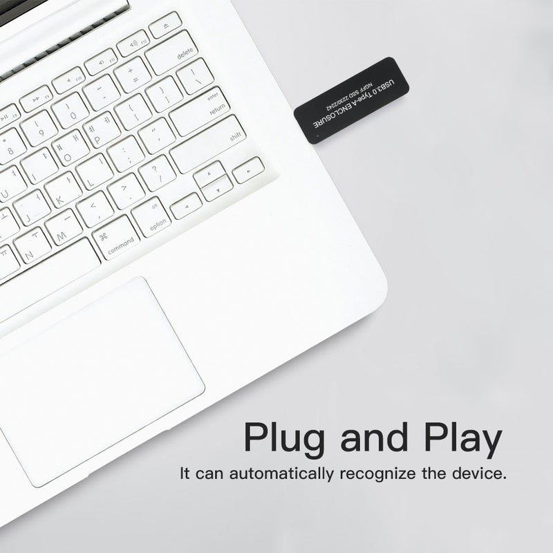 Type-A Portable Hard Drive Black - Image 3