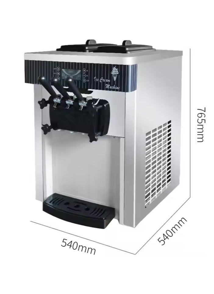 Grace - Ice cream machine soft ice cream machine table top 2 flavor & 1 Mix - Image 1
