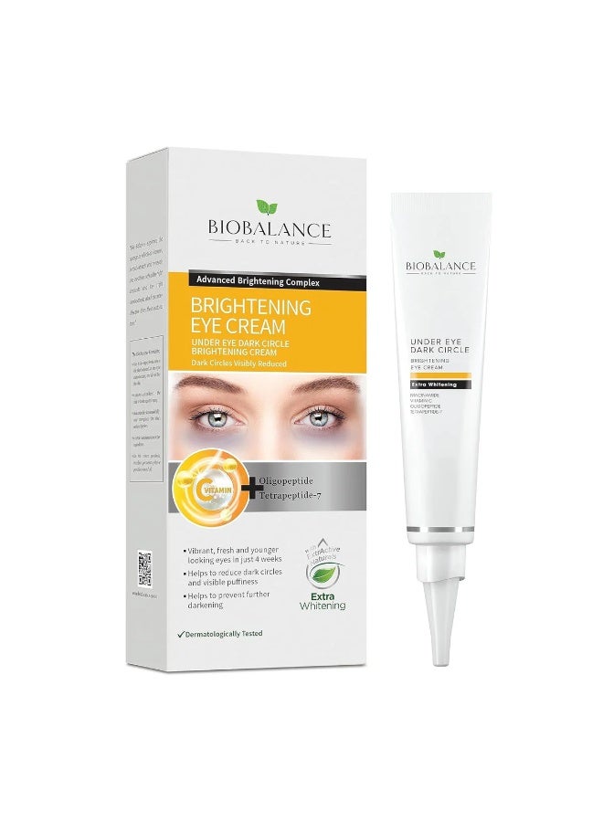 بيو بالانس Brightening Eye Cream Under Eye Dark Circle Brightening Cream 15ML - Image 1