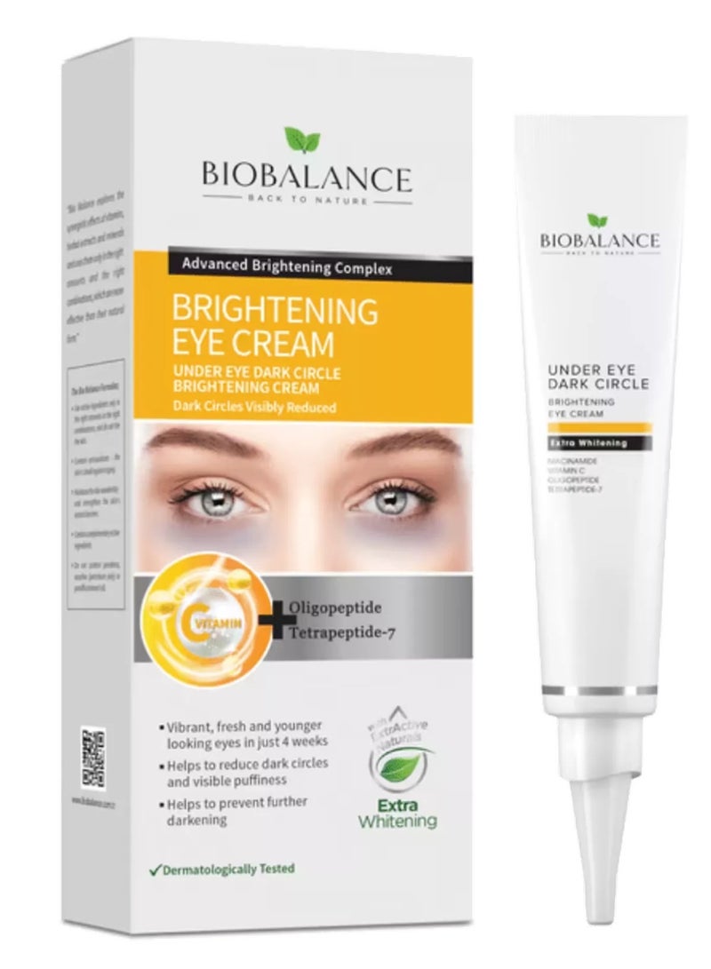 بيو بالانس Brightening Eye Cream Under Eye Dark Circle Brightening Cream 15ML - Image 2